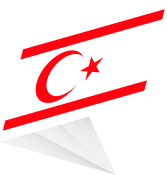 Flag of Northern Cyprus, modern pin flag png