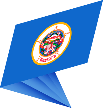 Flag of Minnesota, modern pin flag png