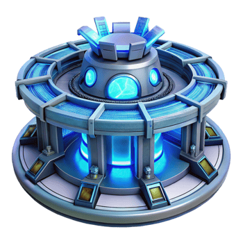 extraordinary traditional A futuristic space station with rotating sections and glowing blue energy panels, starfield background, cinematic lighting. Sci-fi, space opera, epic scale authentic png