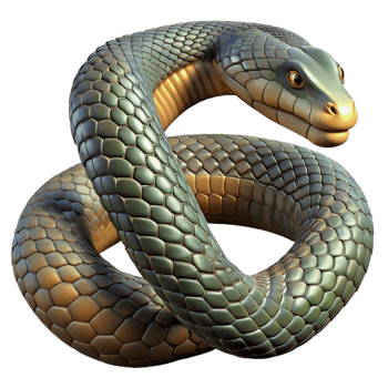 dramatic vintage A snake slithering through the grass, close-up shot, detailed scales high resolution png