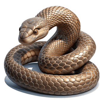 vibrant vintage A coiled rattlesnake, detailed scales, dramatic spotlighting, wildlife photography style professional png