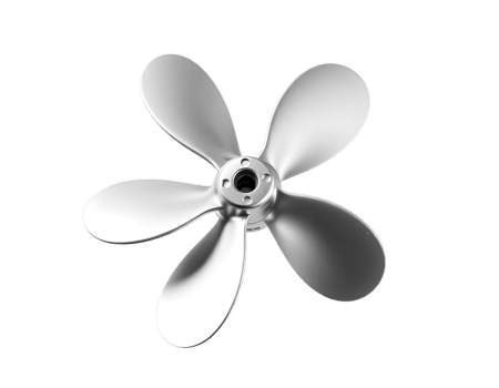 Silver Propeller on Transparent Background png