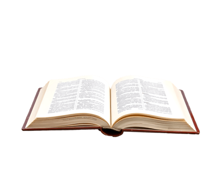 Open book with pages ready to be read. png
