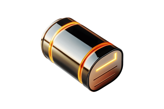 Futuristic Cylinder with Glowing Lines HighTech Design for Innovation and Technology Concepts png
