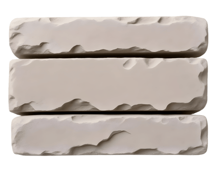 Rough Stone Bricks for Construction png