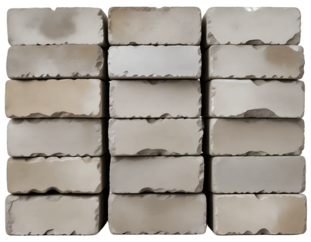 Stack of Beige Bricks png