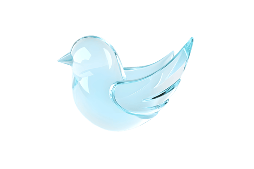 Crystal Bird Sculpture with Elegant Wings and Tail Transparent Glass Artwork for Decorative Pu png