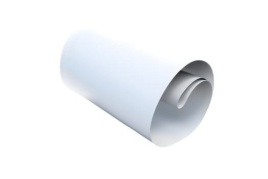 Abstract Rolled Paper Texture Clean Minimalist Design Mockup Template for Branding png