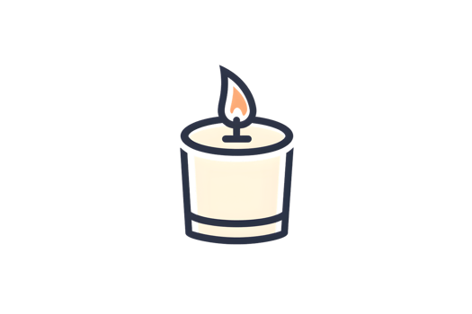 A lit candle in a glass holder perfect for relaxation and ambiance png