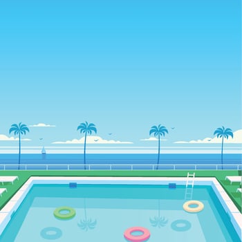 summer vacation batch vector