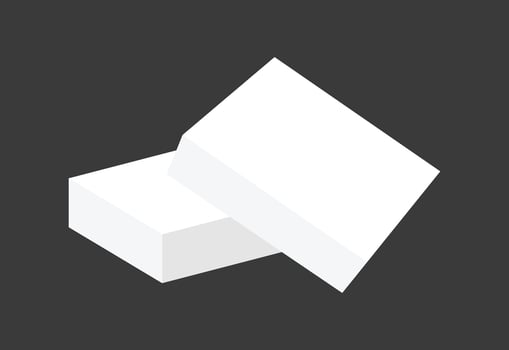 Illustration tofu unique design with blank background vector