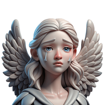 vibrant creative A sorrowful harpy, with feathered wings and a woman's face, weeping tears of pearl. Soft, melancholic lighting. Renaissance style professional png