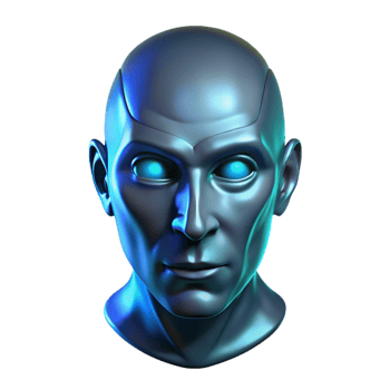 wonderful abstract A holographic projection of a human face flickers in the darkness of a deserted spaceship. Mystery sci-fi style, dim lighting, eerie atmosphere professional png