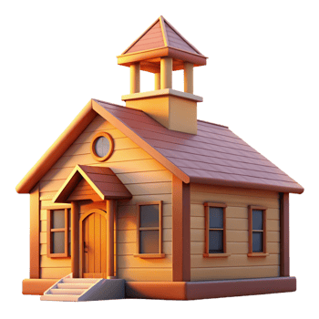 magnificent vintage Prairie School house, horizontal lines, low-pitched roof, warm sunset light, highly detailed, Prairie School style exclusive png