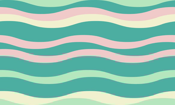Serene pastel wave pattern, perfect for backgrounds, website designs, or textile prints. vector