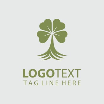 Lucky Clover Roots Shamrock Trees vector