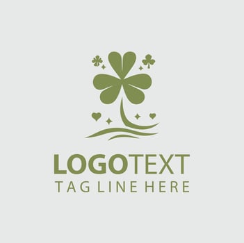 Clover Heart Grove Shamrock Trees vector