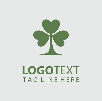 Clover Wave Shamrock tree vector