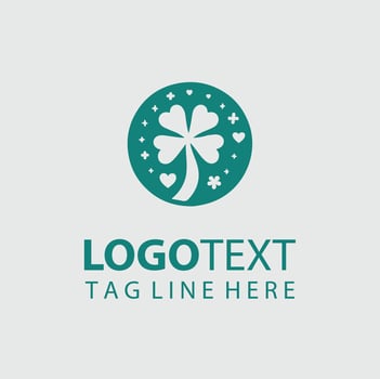 Shamrock Light Shamrock Trees logo vector