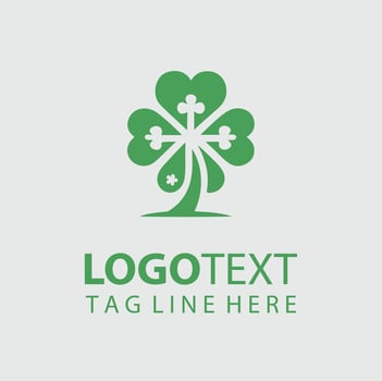 Clover Tree Co Shamrock tree vector