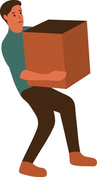 People Volunteers and Donation Illustration with Flat Design vector
