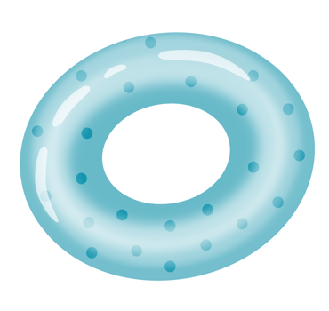 Blue swimming ring png