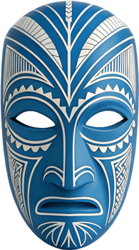 Stunning Island Tiki Mask to Bring Tropical Party Energy. . png