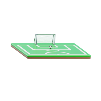 Penalty Kick 3D Icon. Penalty kick action 3d icon png