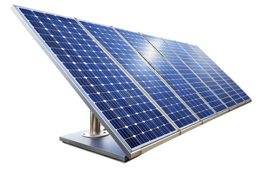 Highefficiency Solar Panel Array System for Renewable Energy Generation png