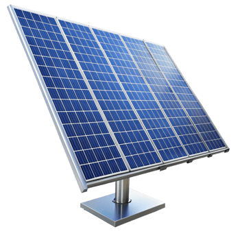 Ground Mounted Solar Panel Array for Renewable Energy Generation png