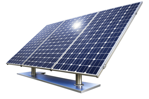 High efficiency solar panel array for sustainable energy generation png