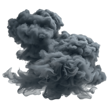 Realistic Smoke Cloud Transparent Fog Effect for Designs png