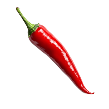 Bright Red Chili Pepper Flavorful Culinary Ingredient for Spicy Dishes png
