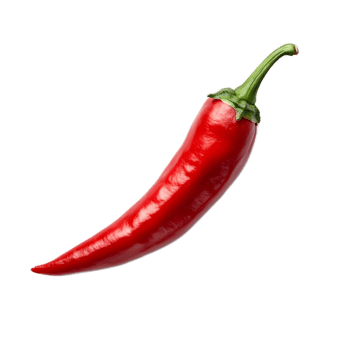 Vibrant Red Chili Pepper Freshly Harvested Organic Vegetable for Spicy Culinary Dishes and Flavorful Recipes png
