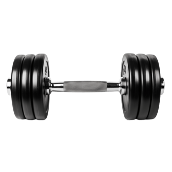 Pair of dumbbells on a white background png