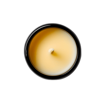Transparent Scented Candle Casting a Warm Soothing Glow for Relaxation and Ambiance png