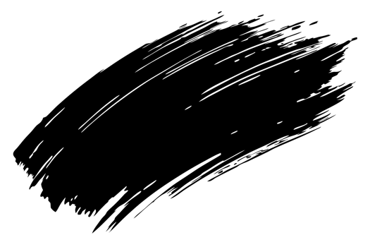 Abstract Black and White Brush Stroke Texture Overlay for Design png