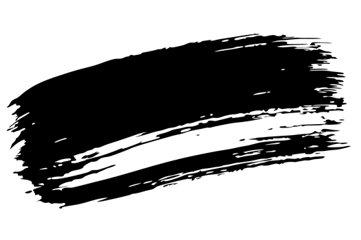 Abstract Black and White Ink Brush Stroke Texture Background Design png