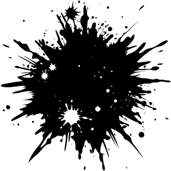 Abstract Black Ink Splatter Design High-Resolution, Dramatic, Artistic Background png
