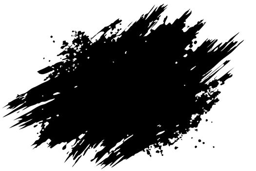 Abstract Ink Splatter Frame, Grunge Texture, Circular Design Element png