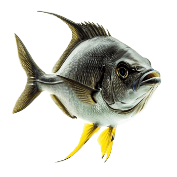 Stunning Tropical Fish Swimming in Vibrant Underwater Seascape png