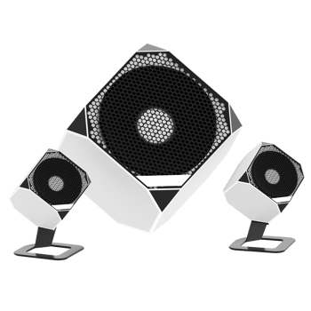 3d render speaker system with transparent background png
