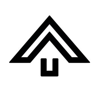Arrow Up Black Outline Icon on Transparent Background png