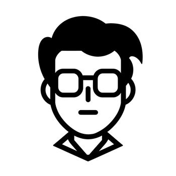 Male Face Black Outline Icon on Transparent Background png
