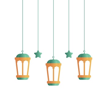 Lantern elemen design, arabic element, ramadan elemen, eid elemen, lantern ramadan vector