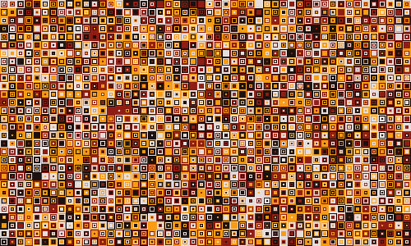 Intricate mosaic of earthy tones. A visually rich, abstract pattern ideal for website backgrounds, textile designs, or artistic projects. vector