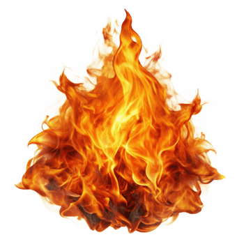 Fiery Inferno Blaze Burning Hot Intense Flame Combustion Heat Energy png