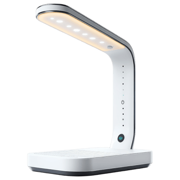 High tech smart bedside lamp with adjustable brightness and sleek design clip art on a transparency background png