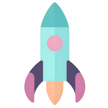 Space Shuttle Pastel Icon On Transparent Background png