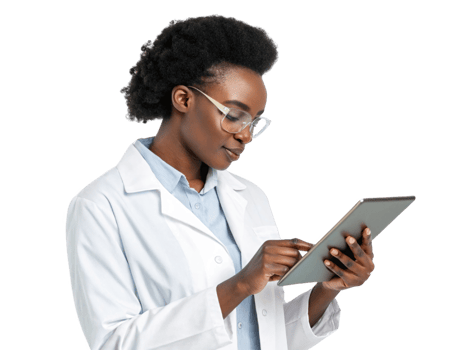 healthcare, technology, food, professional, doctor, tablet, focused, modern png